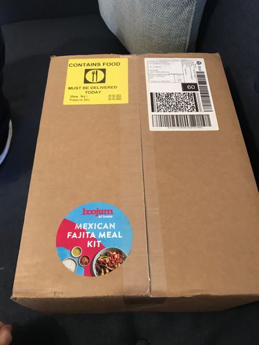 Customer photo review of Boojum Chicken Fajita Meal Kit For 4 People