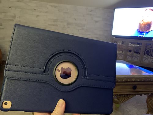 Customer photo review of Premium Leather iPad Case