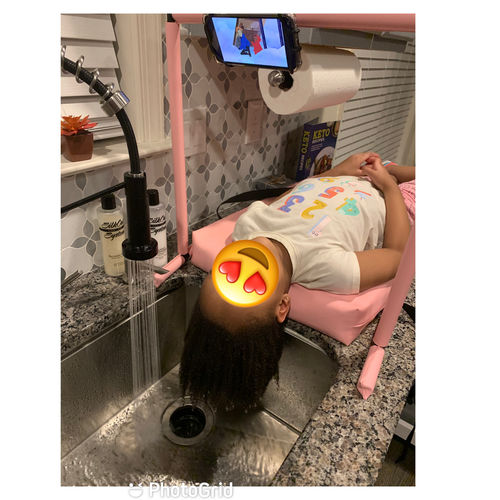 Customer photo review of Shampoo Mat Deluxe