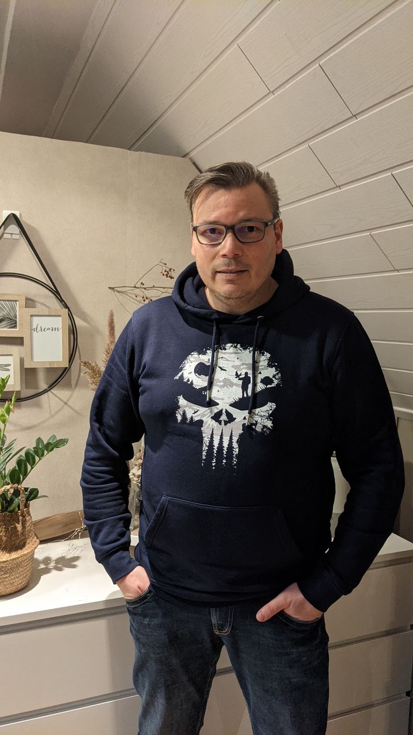 Customer photo review of Nature Skull  - Bio Unisex Hoodie (PREMIUM)