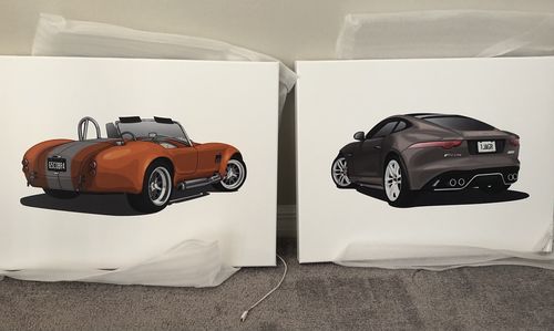 Customer photo review of Custom Car Portrait