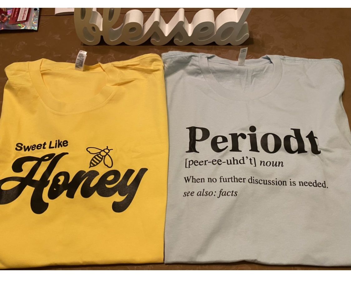 Customer photo review of Mystery Surprise Tees (2 Shirts)