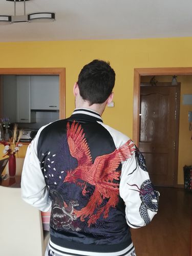 Customer photo review of Four Legendary Creatures Sukajan Souvenir Jacket