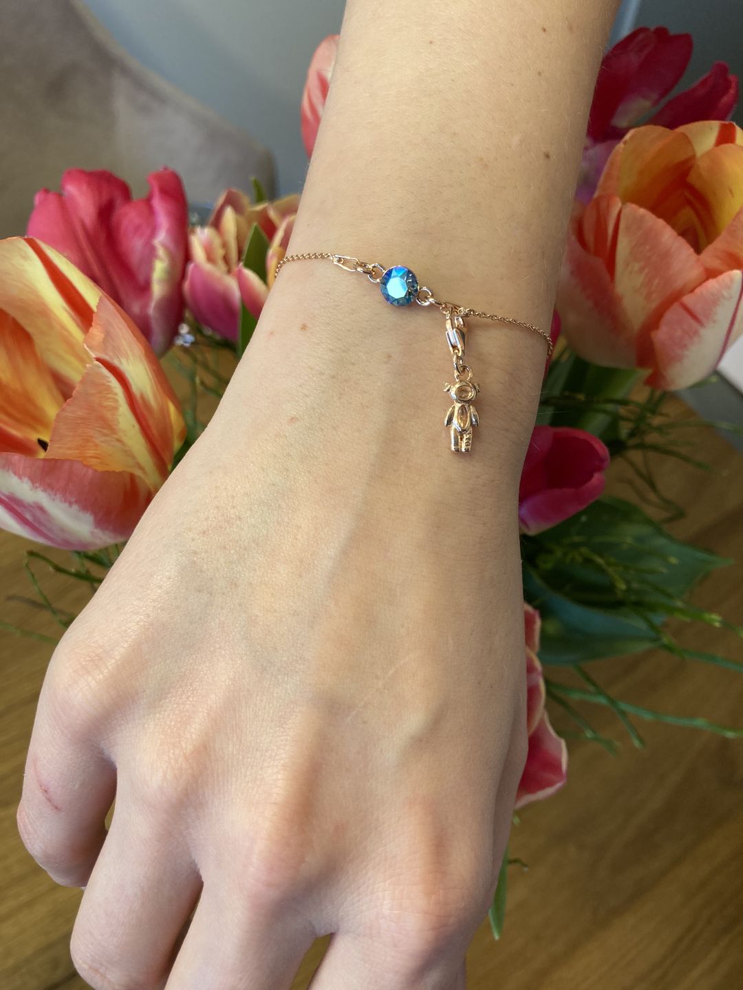 Customer photo review of Personalisiertes Armband mit Geburtsstein