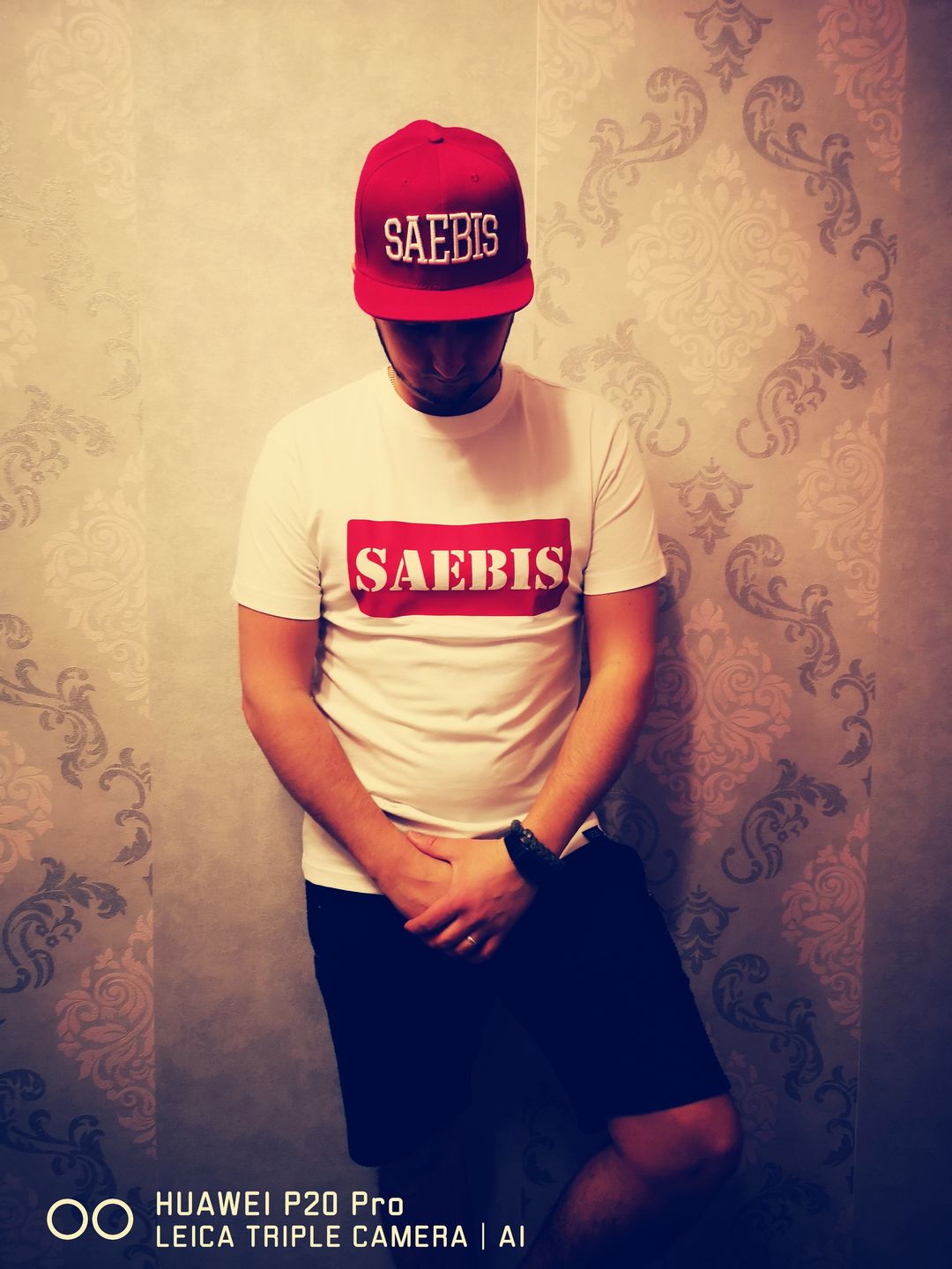 Customer photo review of SAEBIS® Red Box Herren T-Shirt weiß