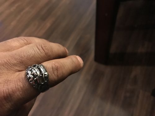 Customer photo review of GANESHA SIGNET RING