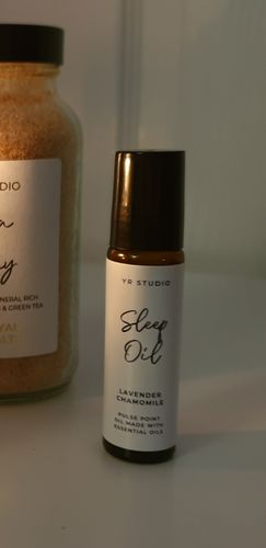 Customer photo review of "Sleep" Lavender Chamomile Pulse Point Oil