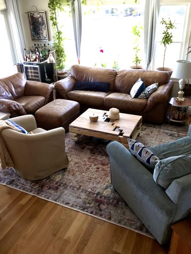 Customer photo review of Distressed Vintage Derya Multi Area Rug
