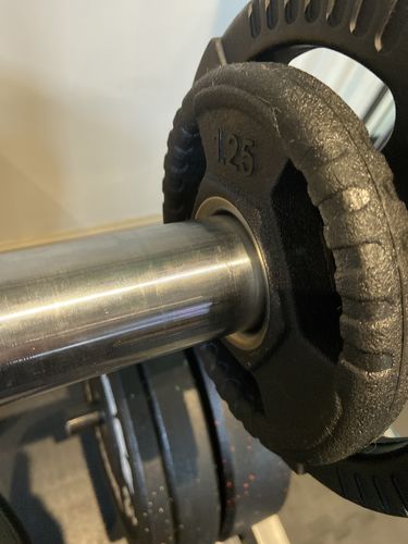 Customer photo review of Bauer Olympic Rubber 2.5kg to 25kg Premium Plate