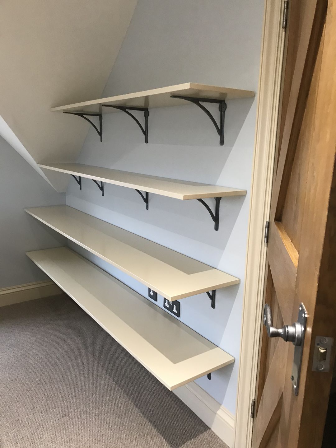 Customer photo review of 10 Inch Ironbridge Cast Iron Shelf Bracket