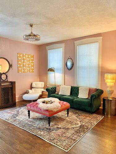 Customer photo review of Distressed Vintage Derya Multi Area Rug