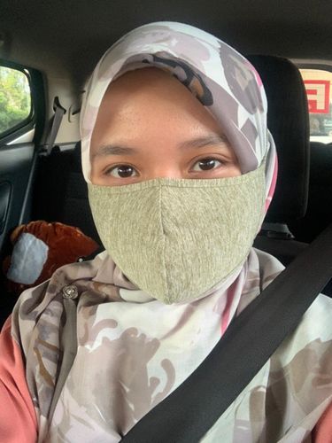 Customer photo review of Face Mask Stripe Series