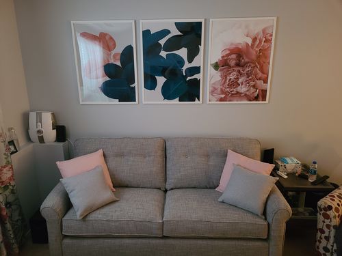 Customer photo review of Floral Canvas Prints