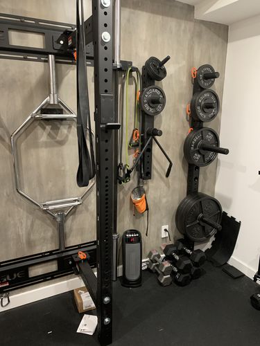 Customer photo review of 45lb cast iron plates - pair