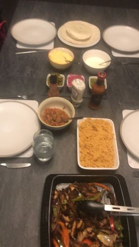 Customer photo review of Boojum Chicken Fajita Meal Kit For 4 People