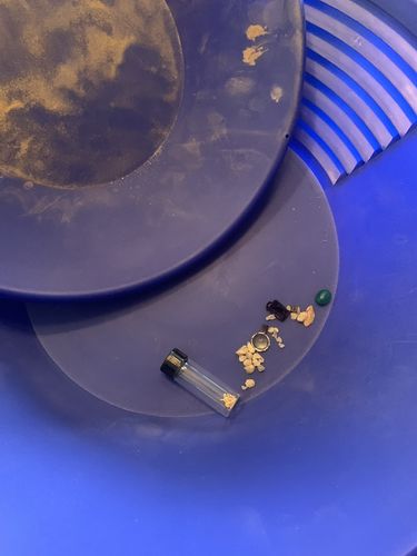 Customer photo review of Jackpot 'GOLD & PRECIOUS GEM' Panning Paydirt – Gold Prospecting Concentrate