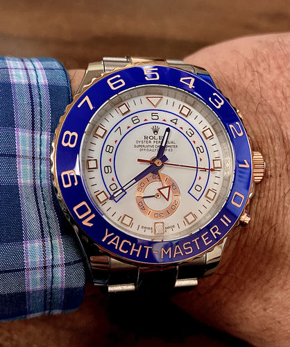 Customer photo review of Replica Rolex Yacht-Master White 116681