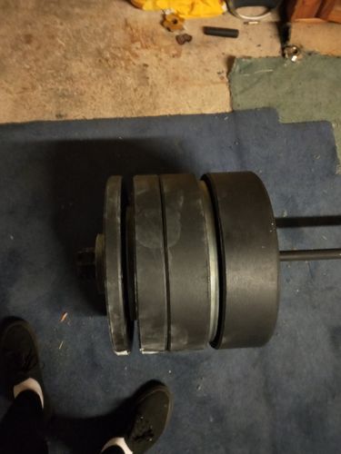 Customer photo review of Hi Temp Olympic Bumper Plate DEAL Up to 70 % off