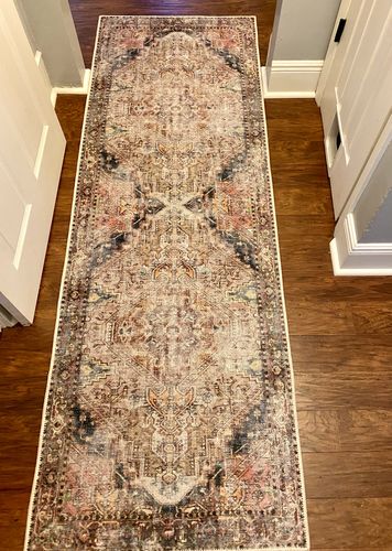 Customer photo review of Distressed Vintage Derya Multi Area Rug