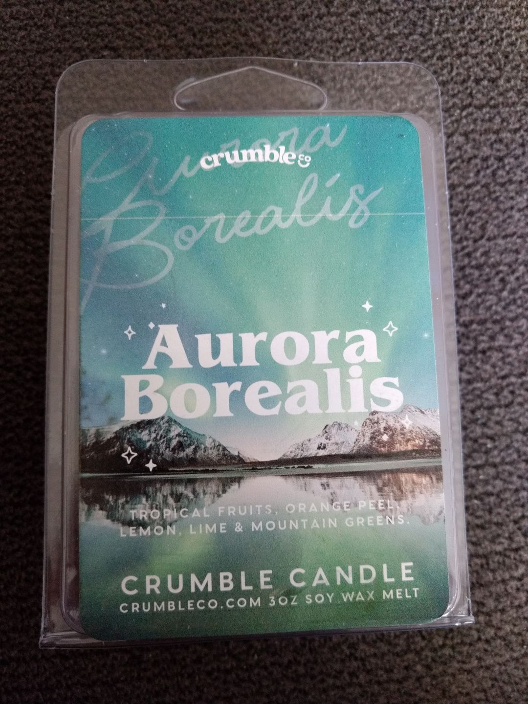 Customer photo review of Aurora Borealis Wax Melts