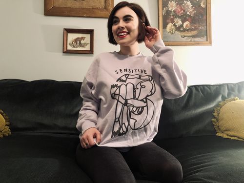 Customer photo review of Sensitive -- Sweatshirt