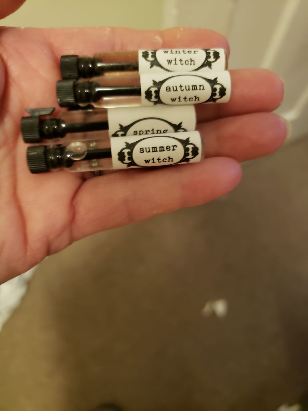 Customer photo review of Perfume Oil - Sample Set