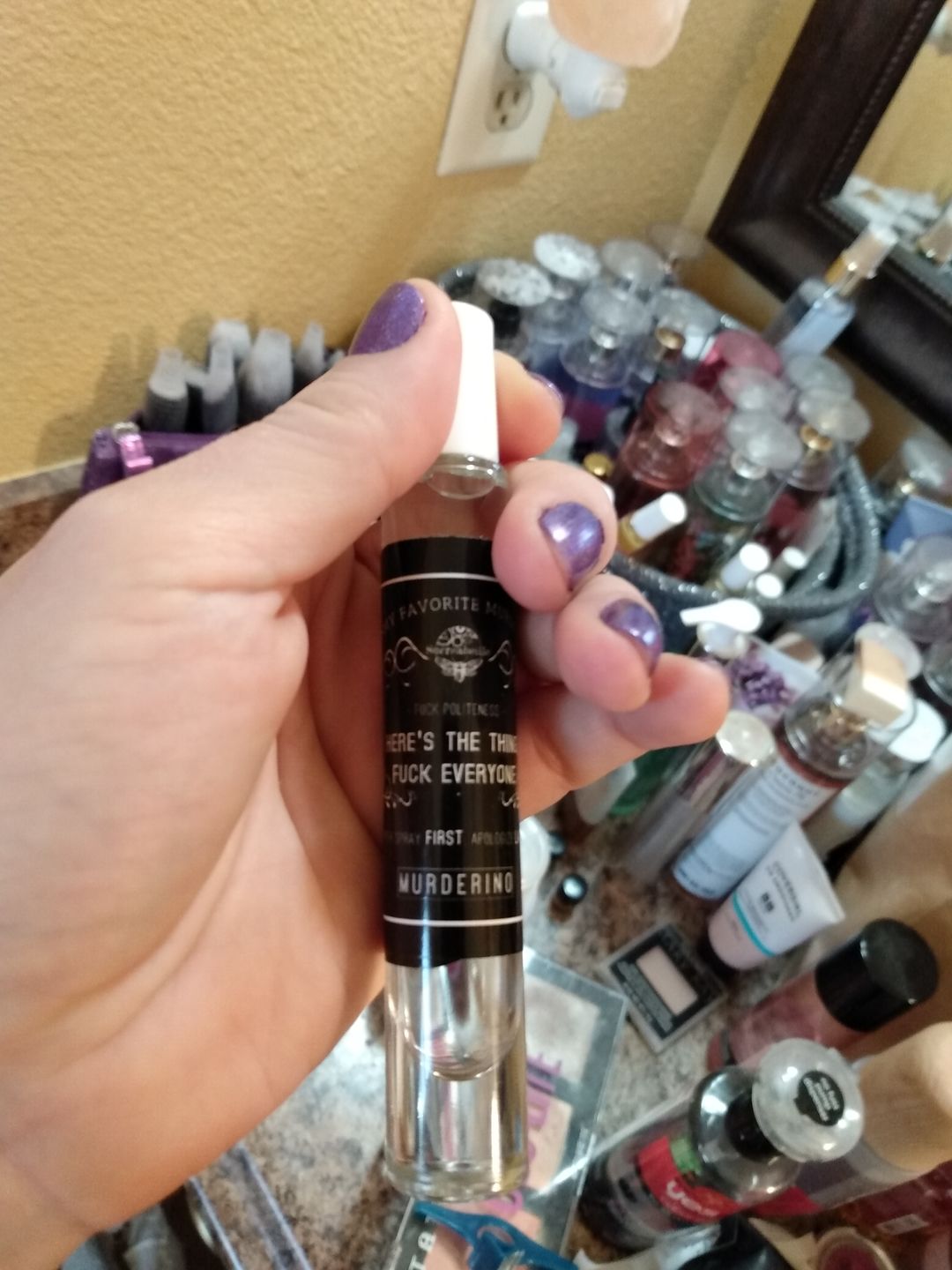 Customer photo review of Here's the Thing, Fuck Everyone