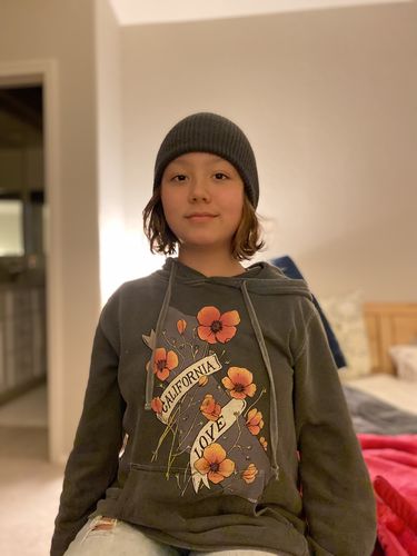 Customer photo review of Poppies CA Love Black Hoodie