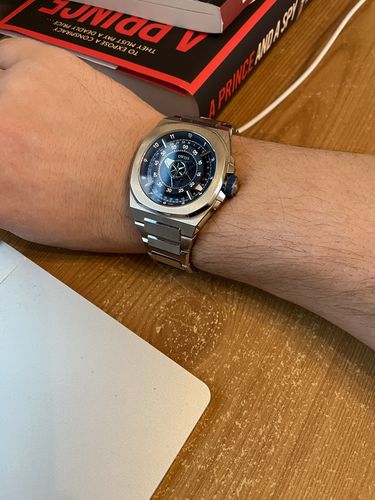 Customer photo review of M3-blue-bracelet