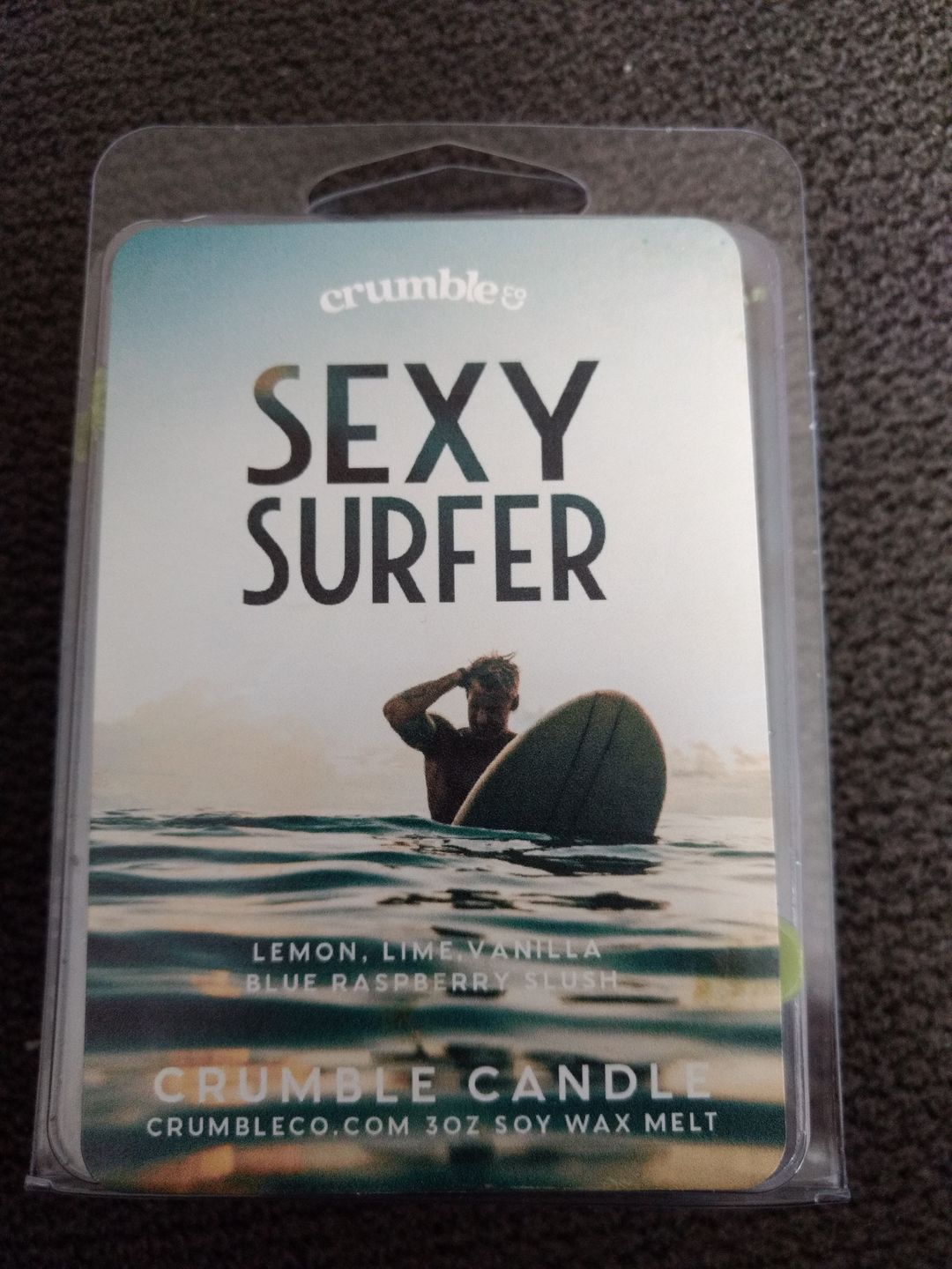 Customer photo review of Sexy Surfer Wax Melts