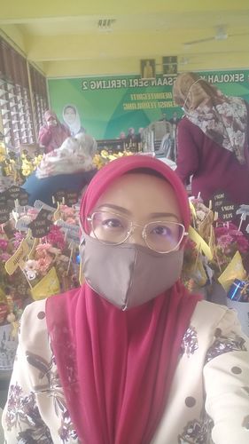 Customer photo review of Face Mask Stripe Series