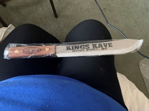 Customer photo review of Customized 10" Chapter Knife