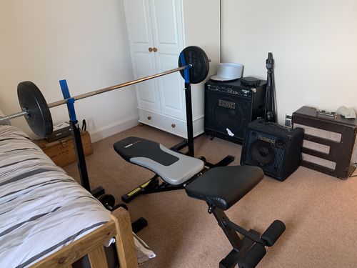 Customer photo review of Metach Adjustable Squat Stands