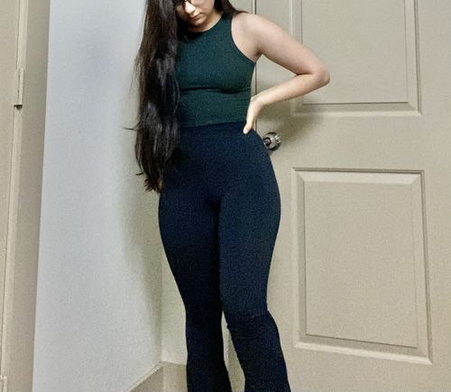 Customer photo review of Flared Pants (Petite)