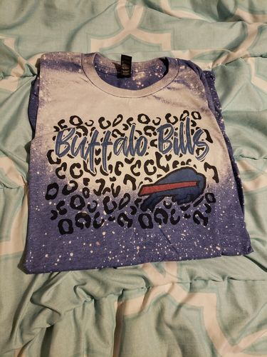 Customer photo review of Buffalo Bills Leopard Football Shirt