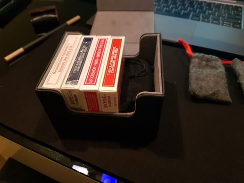 Customer photo review of PLAYING CARD COLLECTION CASE  BY TCC