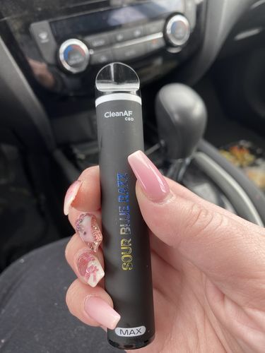 Customer photo review of 500 mg CBD Disposable Vape ~ CleanAF MAX in 10 Flavors