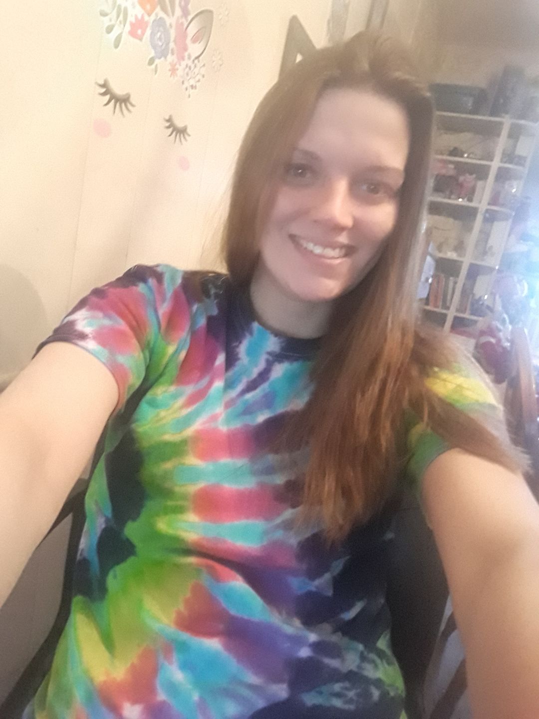 Customer photo review of Flashback Tie Dye T Shirt