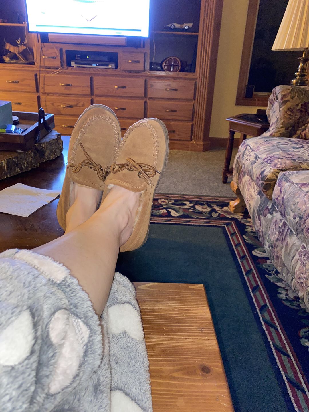 Customer photo review of LADIES MOCCASINS