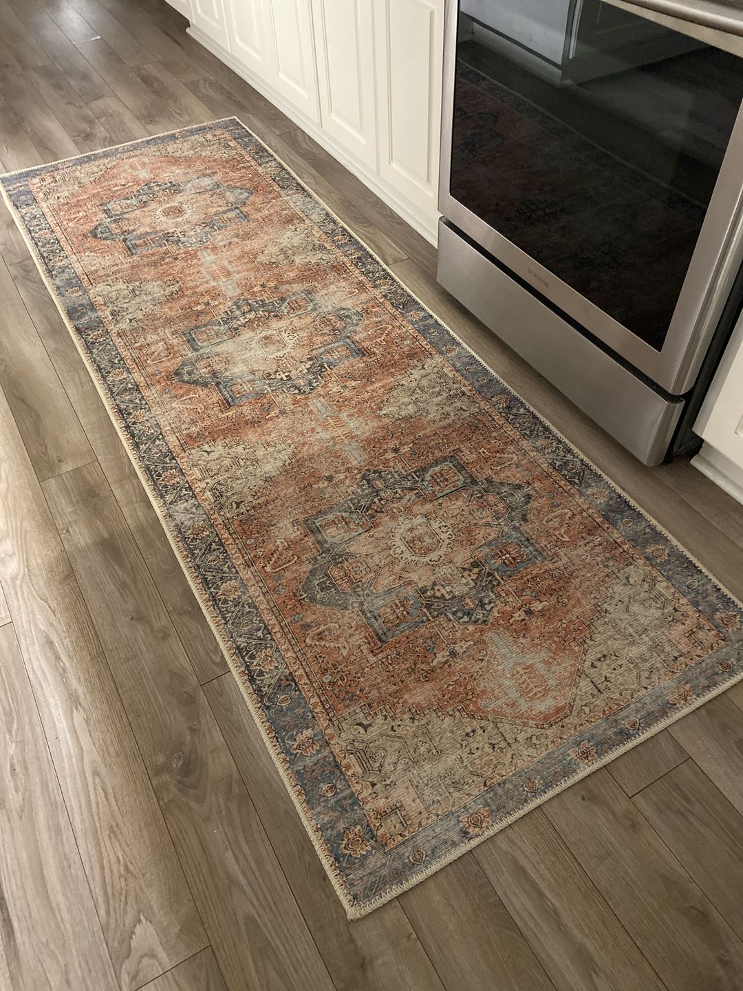 Customer photo review of Distressed Vintage Cezanne Terracotta Sky Runner