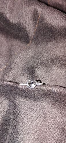 Customer photo review of Sweetheart Candle - 925 Sterling Silver Heart Ring Collection