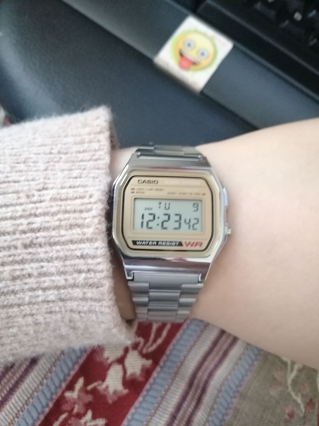 Customer photo review of Reloj Casio Vintage A158WEA-9EF Plateado [EXCLUSIVO]
