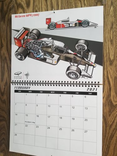 Customer photo review of [Exclusive] Giorgio Piola's 2021 Calendar