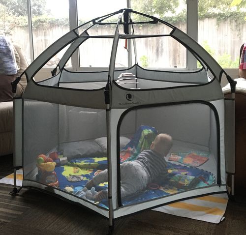 Customer photo review of Pop N' Go® Playpen
