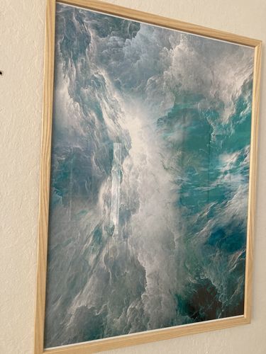 Customer photo review of Ocean Deep Canvas Prints