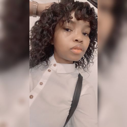 Customer photo review of Brandy Water Wave Fringe 10"