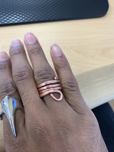 Customer photo review of Copper Ring | ¥EEN $tack