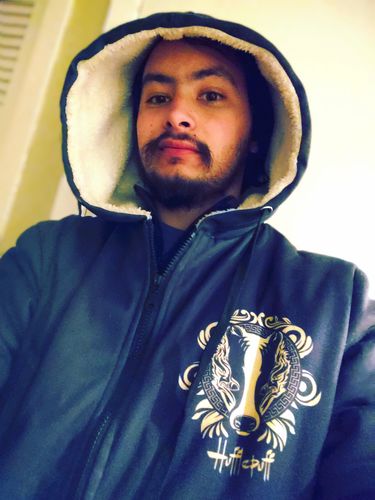 Customer photo review of Harry Potter Hufflepuff Sherpa Hoodie HPSH001