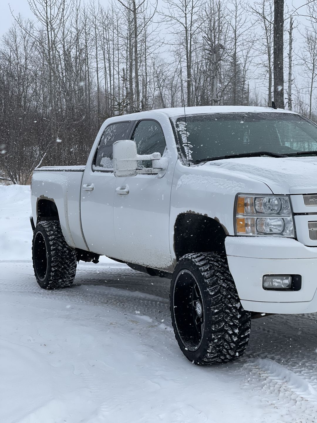 Customer photo review of Dirty Diesel Customs Banner Sticker