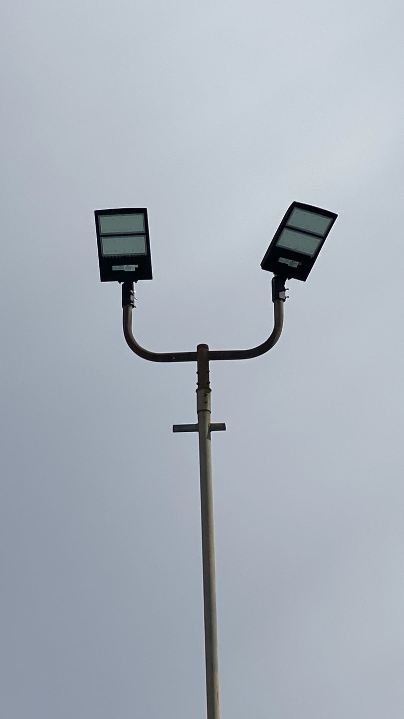 Customer photo review of LED Pole Light Heads 300 Watt Black 5700K AM